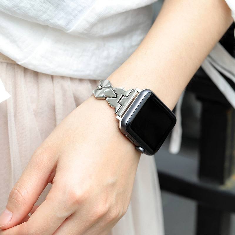 Stainless Steel Bracelet Band For Apple Watch - Premium Apple Watch Accessories from Dressmycell.com - Just $26.00! Shop now at Dressmycell.com Stainless Steel Bracelet Band For Apple Watch - Premium Apple Watch Accessories from Dressmycell.com - Just $26.00! Shop now at Dressmycell.com